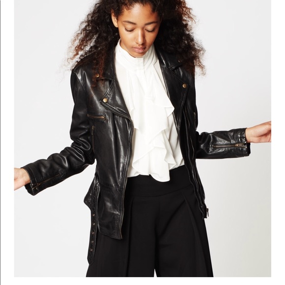 Nicole Miller Leather Jacket - Brand New! - Picture 2 of 4